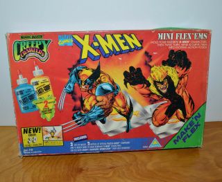 Vintage Creepy Crawlers X - Men Mold Set 1995 Toymax Marvel Wolverine