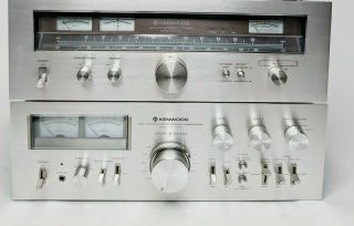 Vintage Kenwood Ka 9100 Integrated Amplifier Set,  Kt 8300