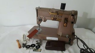 Vintage Singer Model 328k Sewing Machine,  Embroidery Cams For Leather,  (n150a - S2a)