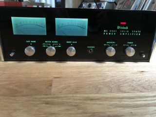Mcintosh Mc 2505 Stereo Power Amplifier Vintage