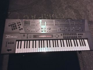Vintage Roland Jd - 800 Synthesizer With D6 Sound Module Grand Piano