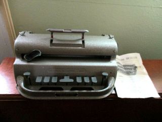 Vintage David Abraham Perkins Brailler Braille Typewriter Writer Howe Press 2