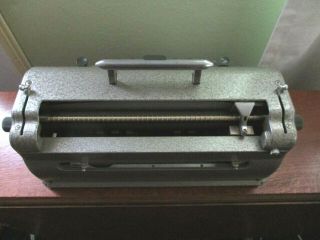 Vintage David Abraham Perkins Brailler Braille Typewriter Writer Howe Press 3