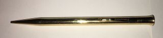 Sheaffer 1920’s Gold Filled Flat Top 5 1/8” Mechanical Pencil