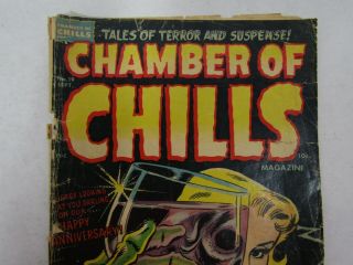 Chamber of Chills 19 Precode Issue Grail VHTF VTG Harvey 1953 Horror 2