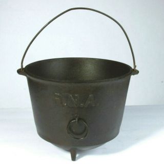 Vintage " Wagner " 6 Kettle With Raised Lettering R.  C.  A.  On Front -