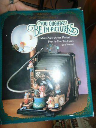 Enesco Small World Music You Oughta Be In Pictures Mice Camera Musical See Video
