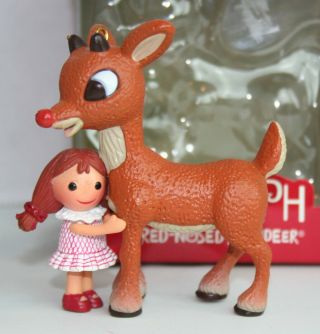 American Greetings Rudolph Dolly Ornament Red Nose Reindeer Island Of Misfit Toy