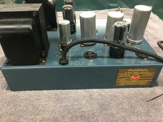 Nos Vintage Rca Tube Power Amplifier Type Sp - 10 High Fidelity Mib