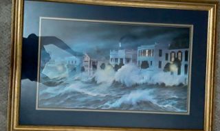 " Framed Print " The Storm " By Jim Booth Large Framed Limited Edition 28 " × 40 "