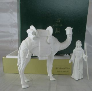 Lenox Limited Edition Standing Camel White Porcelain Figurines Boxed Set - Vguc