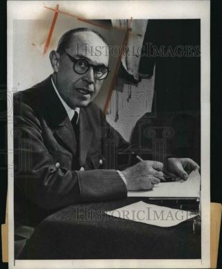 1945 Press Photo German Field Marshall Albert Kesselring At Nuremberg Trials