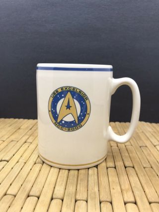 Pfaltzgraff 1993 Star Trek Uss Enterprise Ncc - 1701 - A 16oz Mug Coffee Tea Cocoa