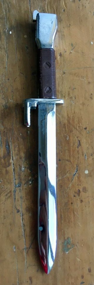 Miniature Letter Opener Of Rifle Bayonet Of The Argentine Troops In Falkland War