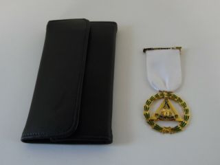 Masonic Pins Badges Freemason Badge Green Wreath