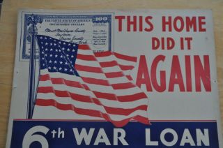 Wwii War Bond Poster 1944 Lyons,  Wayne County,  York