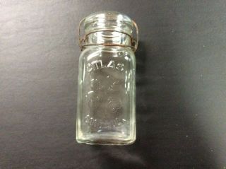 Atlas Good Luck 1 Quart Jar With Glass Lid And Wire Bail Closure
