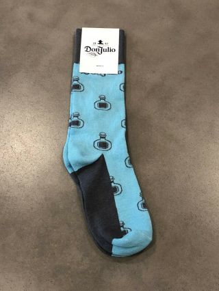 Don Julio Tequila Socks - Adult - Promotional Item - Blue,  Alcohol,  Funny,  Taco