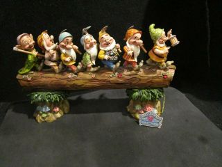 Disney Traditions Jim Shore Snow White Seven Dwarfs Heigh - Ho Enesco 8.  25 "