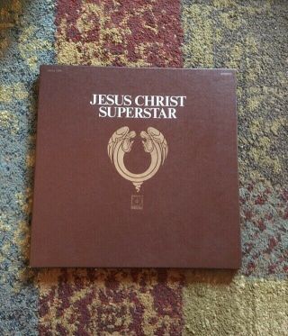 Jesus Christ Superstar Rock Opera 2 Vinyl Lp Album 1970 Decca Records With Book