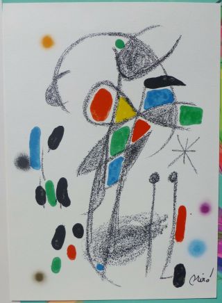 Joan Miro Maravillas acrosticas 18 signed limited to 1500 LITHOGRAPH 1975 2