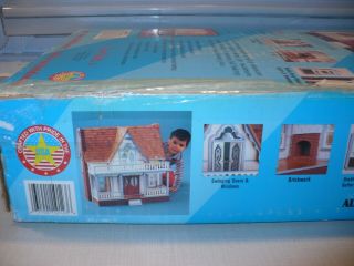 Vintage 1991 Dura - Craft Wood Doll House Kit Alpine Mansions Miniature 3