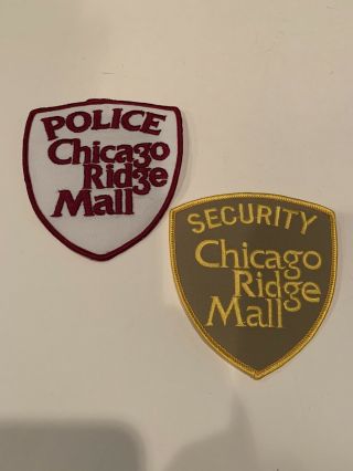 Chicago Ridge Mall Il Police & Security Patch