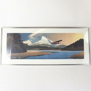 Byron Birdsall Signed " Coming In " Framed Print Alaska,  Artist 