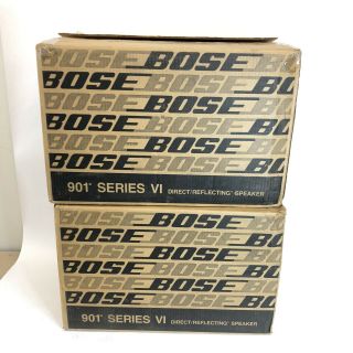 Bose 901 Series Vi Speakers & Active Equalizer Vintage Set
