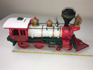 Bright Holiday Express Christmas Train Engine 1997 Winter Belle