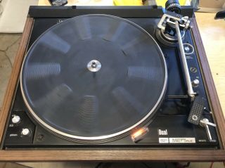Vintage Dual Cs 621 Record Player Turntable Automatic Direct Drive Powers On