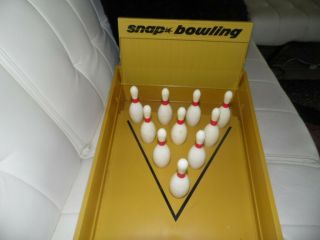 Vintage Ideal Snap Bowling Alley