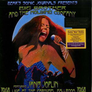 Janis Joplin Big Brother & Holding Company Live Carousel Ballroom 180g Vinyl 2lp