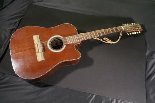 Vintage Delvecchio 12 - String Guitar Made In Sao Paolo,  Brazil,  1970s