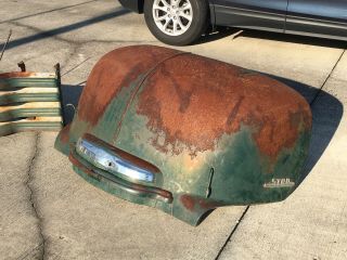 Vintage Late 1940s Chevrolet 5700 Coe Truck Hood & Grill