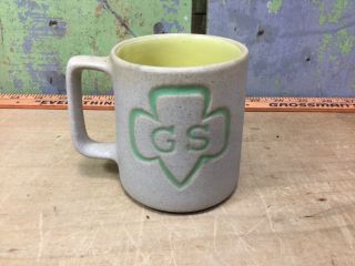 Vintage Pigeon Forge Pottery Coffee Mug Girl Scout