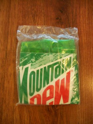 Mountain Dew Big Slam Inflatable Plastic Bottle Holds Air Man Cave 22 " Tall
