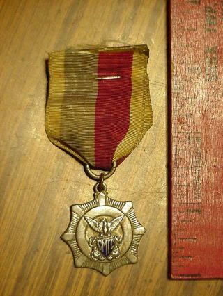 Vintage Wwii 2 Cmtc Civilian Military Training Camp Medal Award,  Eagle