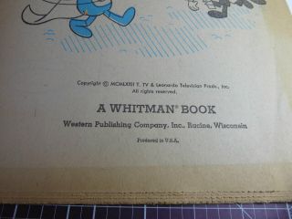 Vintage 1972 Underdog Coloring Book A Whitman Book Racine Wisconsin 11.  5 