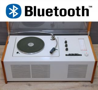 Braun Sk55 Restored,  Revised Bluetooth Phonosuper Vintage Tube Radio D.  Rams