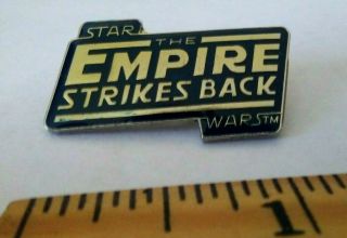 Vintage 1987 Star Wars The Empire Strikes Back Lfl Pin Made In Taiwan