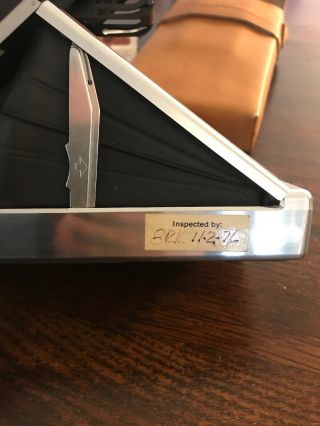 Vintage POLAROID SX - 70 Folding Land Camera w/ Instructions,  case,  film /Untested 2
