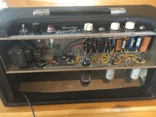 Vintage Fender Pre - CBS reverb tank from the mid 60 ' s.  NR 3