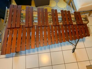 Leedy Vintage Marimba 3 Octave Indianapolis Ind 640 Wooden Marimba