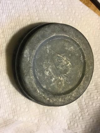 Vintage Ball Wide Mouth Zinc Mason Jar Lid Porcelain Insert