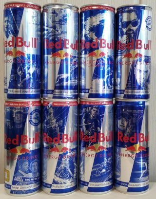 Red Bull Energy Drink Limited Edition / Pack 3 / 250ml / Empty / 8 Cans