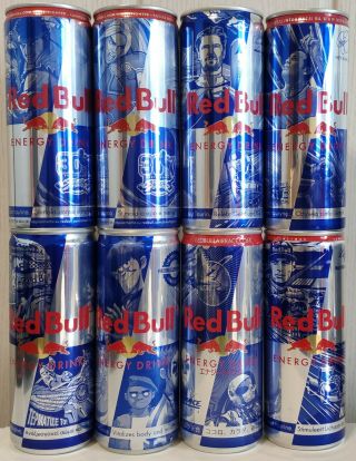 Red Bull Energy Drink Limited Edition / Pack 2 / 250ml / Empty / 8 Cans