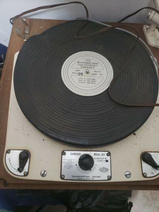 Vintage Garrard Turntable.  Model 301