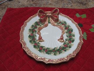 Fitz & Floyd Essentials Christmas Decorative Plate