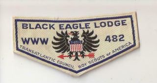 Lodge 482 Black Eagle Woven Flap W - 1